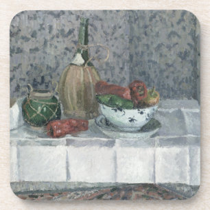 Posavasos Todavía vida con pimientas, 1899 (aceite en lona)