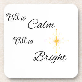 Posavasos Todo es calma, todo es brillante en un