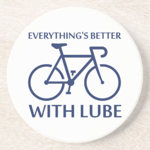 Posavasos Todo está mejor con Lube