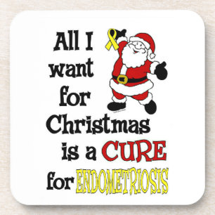 Posavasos Todo Lo Que Quiero Para Navidades... Endometriosis