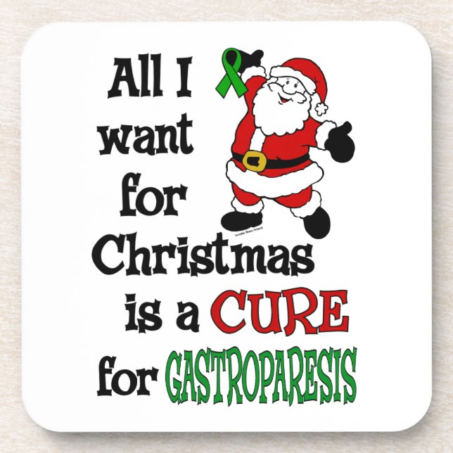 Posavasos Todo Lo Que Quiero Para Navidades... Gastroparesis (Frente)