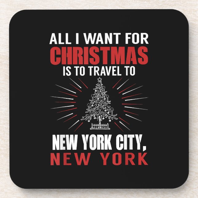 Posavasos Todo Lo Que Quiero Para Navidades Viaje A Nueva Yo (Frente)