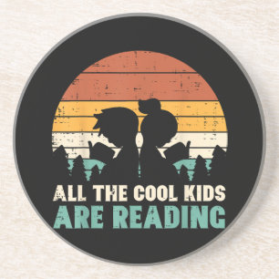 Posavasos Todos los niños están leyendo el libro de lectura
