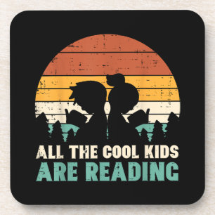 Posavasos Todos los niños están leyendo el libro de lectura