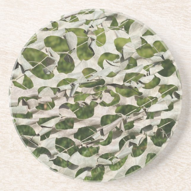 Posavasos Toldo de camuflaje militar (Frente)