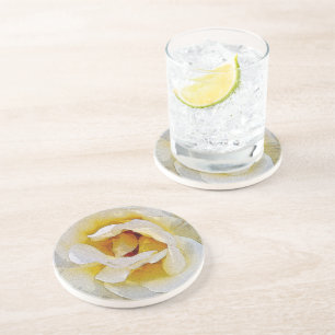 Posavasos tonos blancos a amarillos