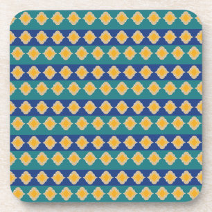 Posavasos Tonos de pavo real marroquíes