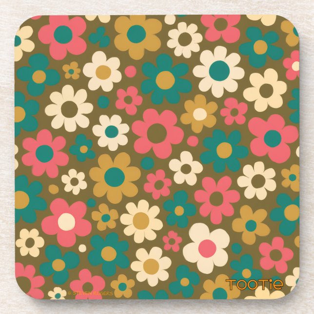 Posavasos Tootie Floral Coaster. (Frente)