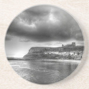 Posavasos Tormenta arrebatadora de Monchrome sobre la abadí