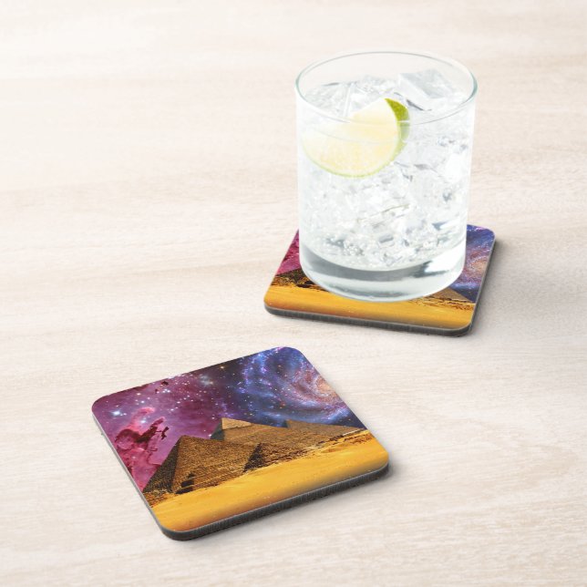 Posavasos tormenta cósmica sobre egipto (Lado Derecho)