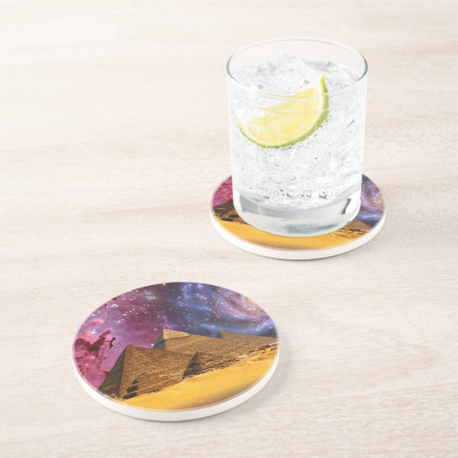 Posavasos tormenta cósmica sobre egipto (Lado)