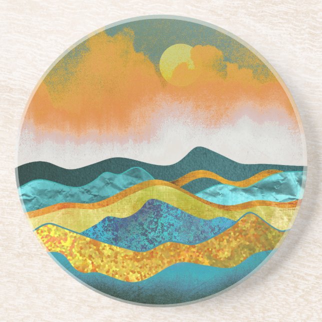 Posavasos Tormenta de lluvia (Frente)