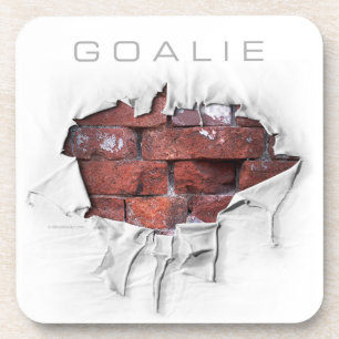 Posavasos Torn Brick Wall Goalie (hockey)