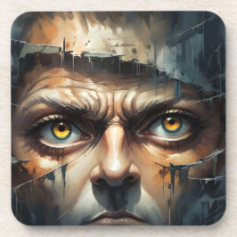 POSAVASOS TORN FACE MAN EYES