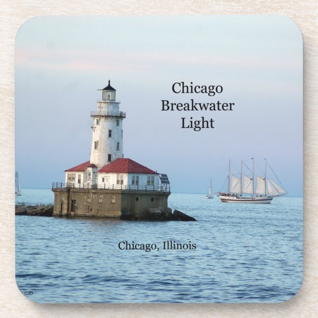 Posavasos Toros de Chicago Breakwater Light & Windy II 6 (Frente)