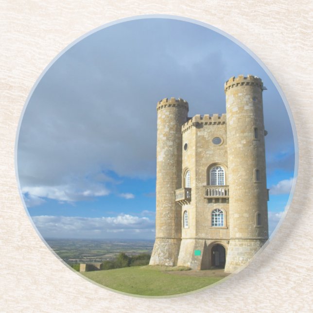 Posavasos Torre Broadway, Cerca de Broadway, Worcestershire (Frente)