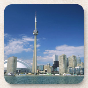 Posavasos Torre CN y Skydome en Toronto, Ontario,