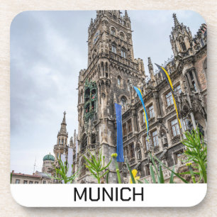 Posavasos Torre del Ayuntamiento de Múnich, Alemania