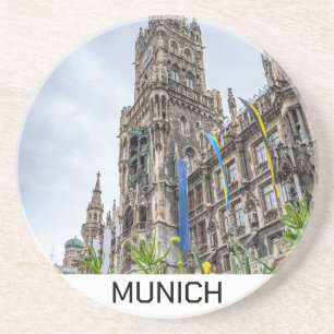 Posavasos Torre del Ayuntamiento de Múnich, Alemania