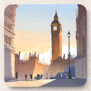 Posavasos Torre del reloj Big Ben Londres Inglaterra Reino