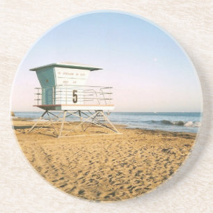 Posavasos Torre del salvavidas en Santa Cruz