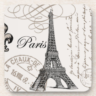 Posavasos Torre Eiffel de época moderna