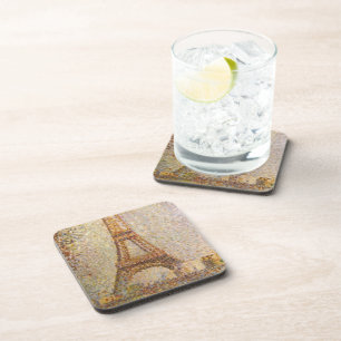 Posavasos Torre Eiffel de Georges Seurat, Arte fino vintage