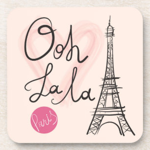 Posavasos Torre Eiffel dibujada mano