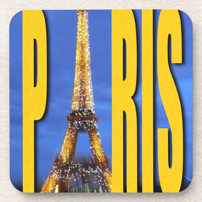 Posavasos Torre Eiffel París Francia (Frente)