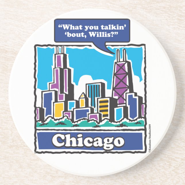 Posavasos Torre Willis Tower/Sears (Frente)