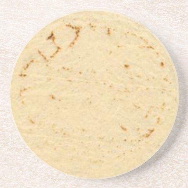 Posavasos Tortilla de cuatro vueltas de piedra (Frente)