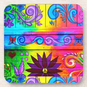 Posavasos tortitas hippie groovic