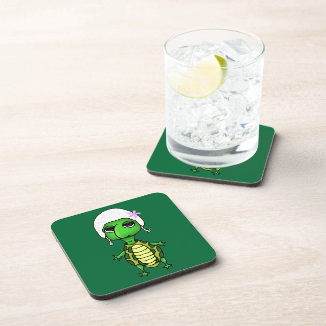 Posavasos Tortuga de baño (Lado Derecho)