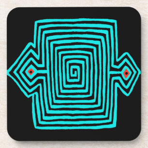 Posavasos Tortuga Mola de Panamá - Azul Negro