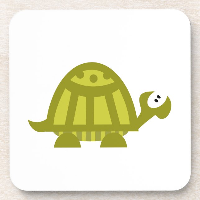 Posavasos Tortuga verde (Frente)
