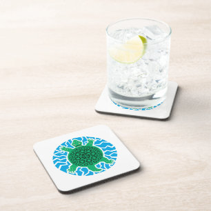 Posavasos Tortugas marinas, reciclaje