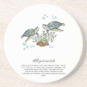 Posavasos TORTUGAS SEA personalizadas