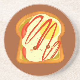 Posavasos Tosta De Aguacate Con Huevo Y Tomate