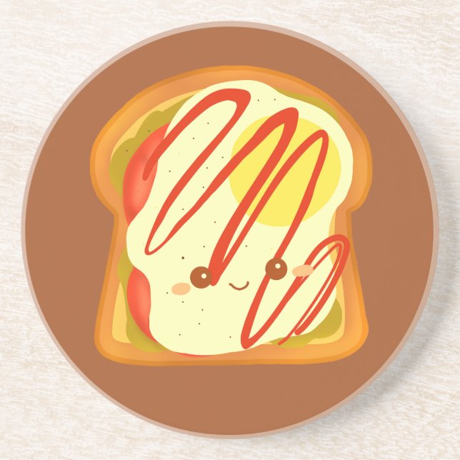 Posavasos Tosta De Aguacate Con Huevo Y Tomate (Frente)