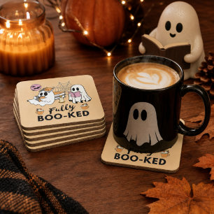 Posavasos Totalmente Reservados Fantasmas de Halloween de Li