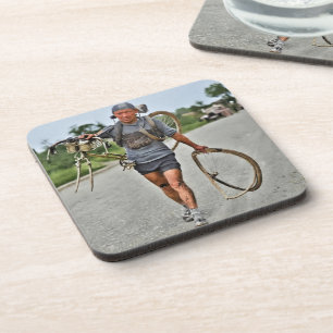 Posavasos Tour de Francia 1928 Etapa 7 italiano Giusto Cerut