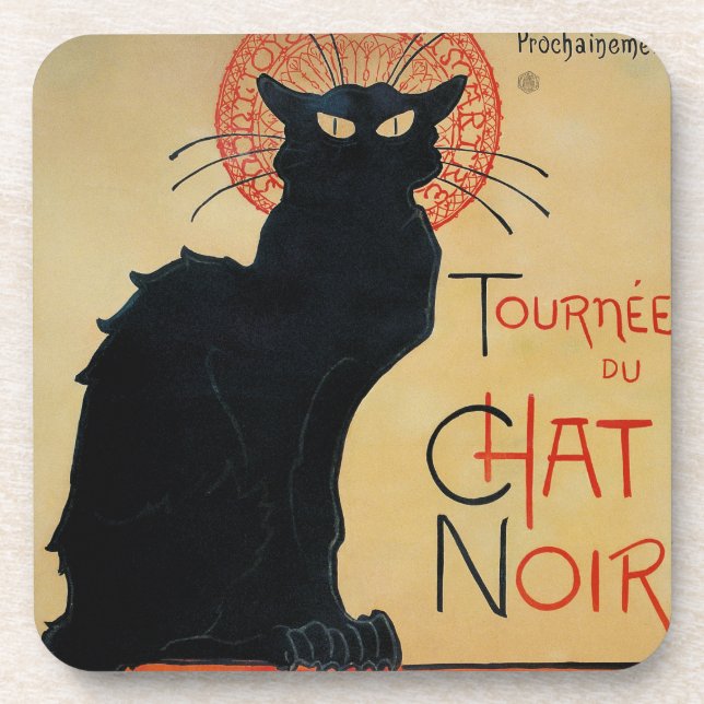Posavasos Tournee du Chat Noir Steinlen (Frente)