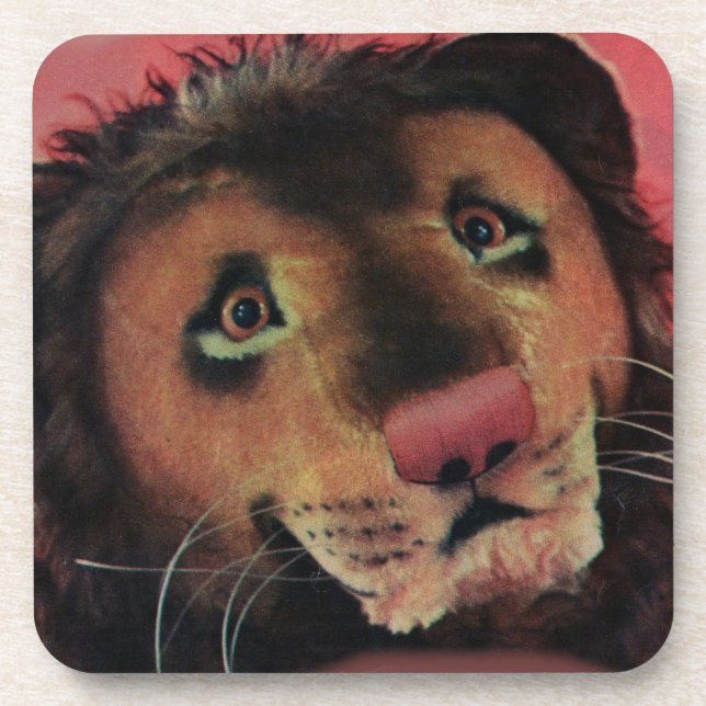 Posavasos toy lion head (Frente)