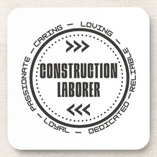 Posavasos Trabajador de la construcción