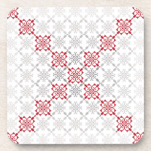 Posavasos Traditional Latvian SUN sign geometric pattern II