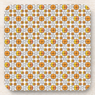 Posavasos Traditional Latvian SUN sign geometric pattern V