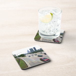 Posavasos Tráfico de Chicago en arenisca