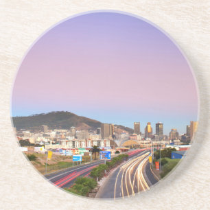 Posavasos Tráfico En Autopista A Ciudad Del Cabo, Cabo Occi