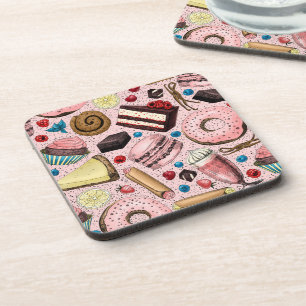 Posavasos Trajes dulces en rosa