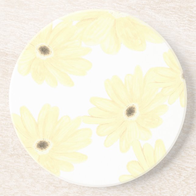 Posavasos Tranquil Morning Yellow Flowers  (Frente)